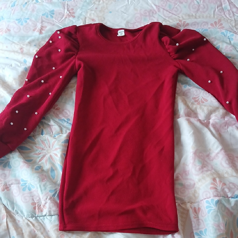 SHEIN Vibrant Red Dress